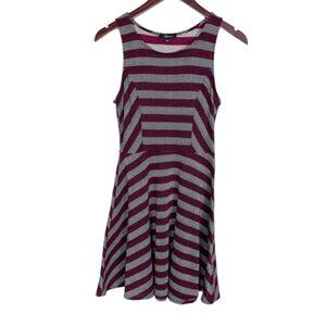 Soprano Sleeveless Striped Dress Size Medium